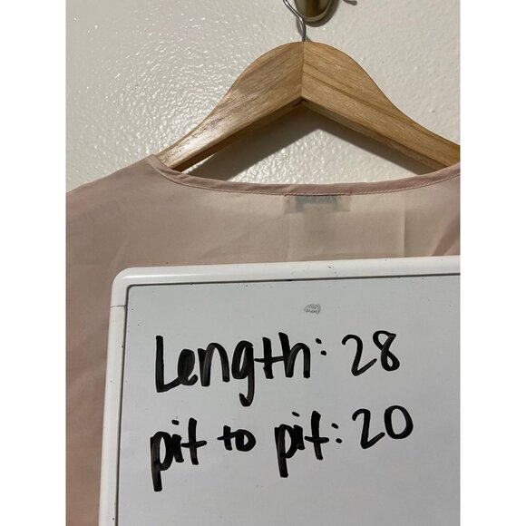 Sundance Women's Floral Embroidered Boho Pale Pink Long Sleeve Blouse Medium - Picture 7 of 7